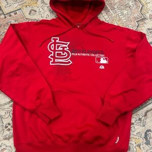 Majestic MLB St. Louis Cardinals Authentic Collection Sweater Playoffs